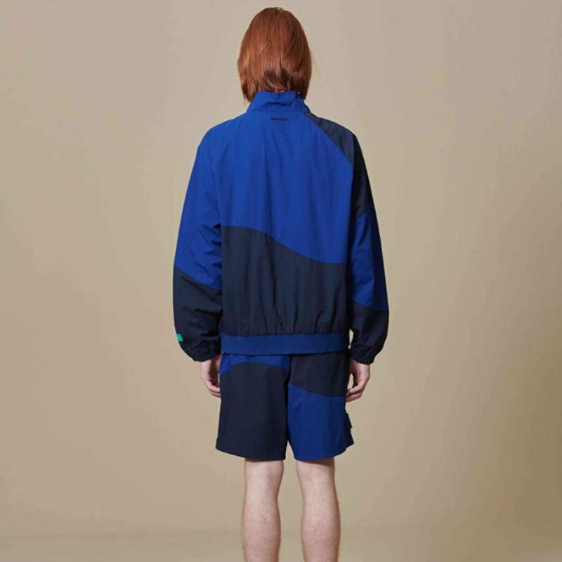 Bbc Earth Windbreaker  Navy  Checkerboard