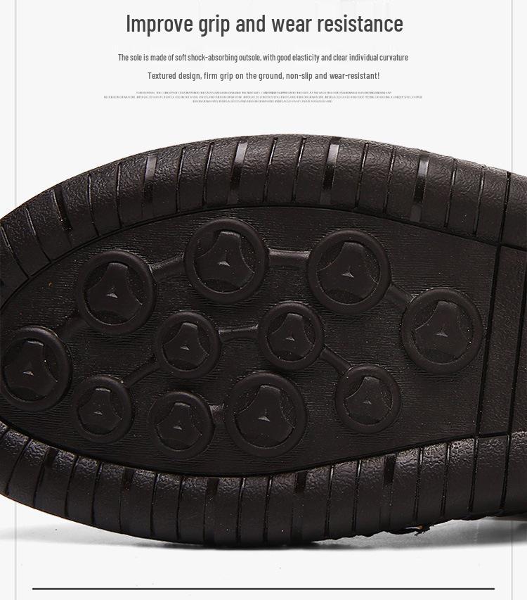 2025 Summer Plus Size Men's Closed-Toe Sandals & Casual Beach Shoes