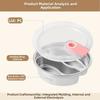 Large Capacity Sealed Food Container 304 Stainless Steel Divided Lunch Plate  Kitchenware