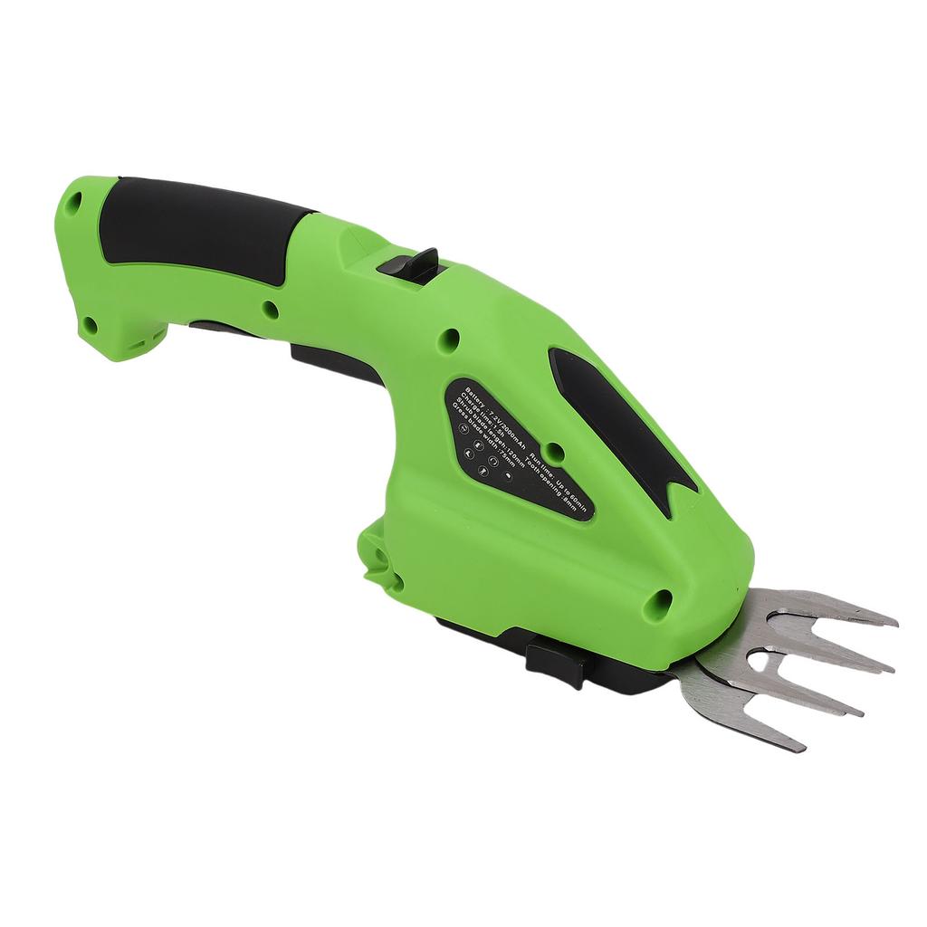 Electric Hedge Trimmer 7.2V Rechargeable Cordless Grass Shears for Garden Yard Lawn Pruning
