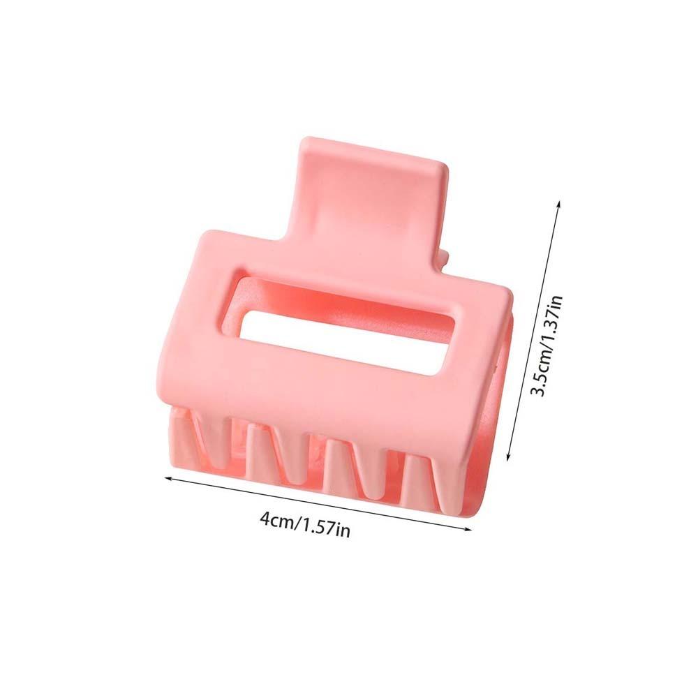 Korean Style Mini Square Hair Claw Medium Claw Clips Hair Styling Tool Small Shark Clip Hair Accessories for Thin Hair