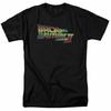 26 Back To the Future II Logo T Shirt Mens Licensed Retro Movie Tee Black Unisex T-Shirt