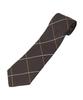 Takeo Kikuchi Necktie In Houndstooth Windowpane Pattern Necktie 07001109 Brown 00 [Made Japan] Men's (244)