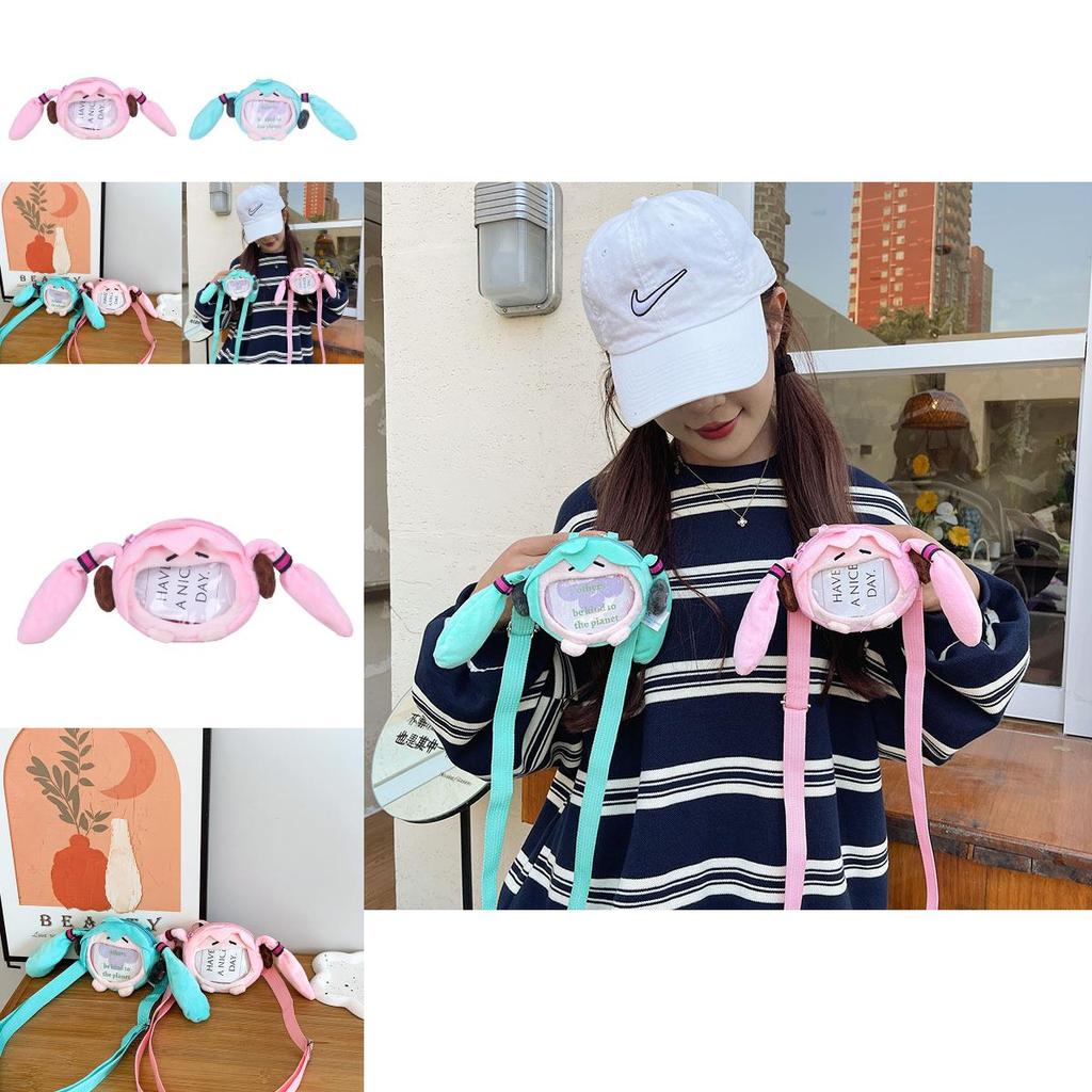 Hatsune Miku Plush Childrens Earphone Case With Breathable Lightweight Storage For Kids Gift