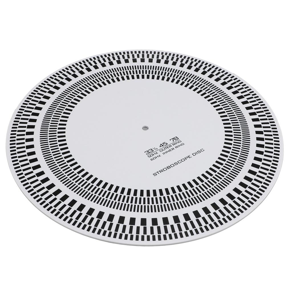Record Player Speed Disk 297mm Diameter 3mm Thickness Adjustable Turntables Calibration Disc