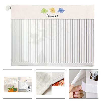 Housse de radiateur moderne Housse anti-poussière chauffante Usage intérieur à la maison Tissu polyvalent Housse chauffante Housse anti-poussière Décoration intérieure élégante
