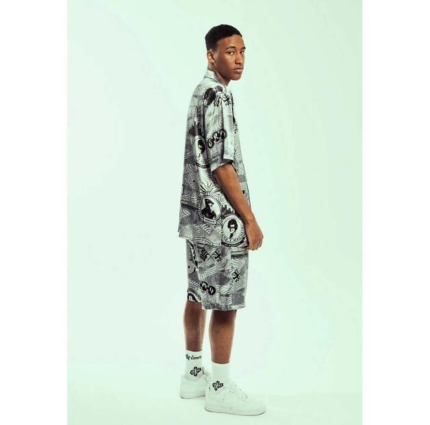 Grimey Supastar Satin рубашка с коротким рукавом