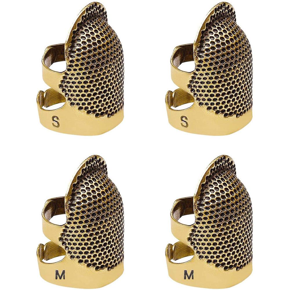 Vintage Adjustable Metal Finger Protector for Sewing & Quilting