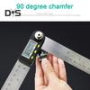 3Pcs Five Edge Chamfering Cutter Chamfering Tool Stainless Steel Single Edge 90 Degree Reaming Drill Taper Screw Countersunk Hole Cutter Deburring