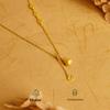 Sterling Silver Fu Character Copper Coin Gourd Pendant Necklace – Women's Wealth-Attracting Clavicle Chain