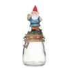 Creative Dwarf Elf Candy Can Resin Snack Jar Santa Claus Candy Jar  Thanksgiving