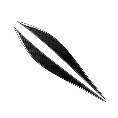 Karbon Fiber Far Kaşları Göz Kapakları Trim Göz Kapağı Kapak Dekorasyon Şekillendirici Etiket 1 Çift