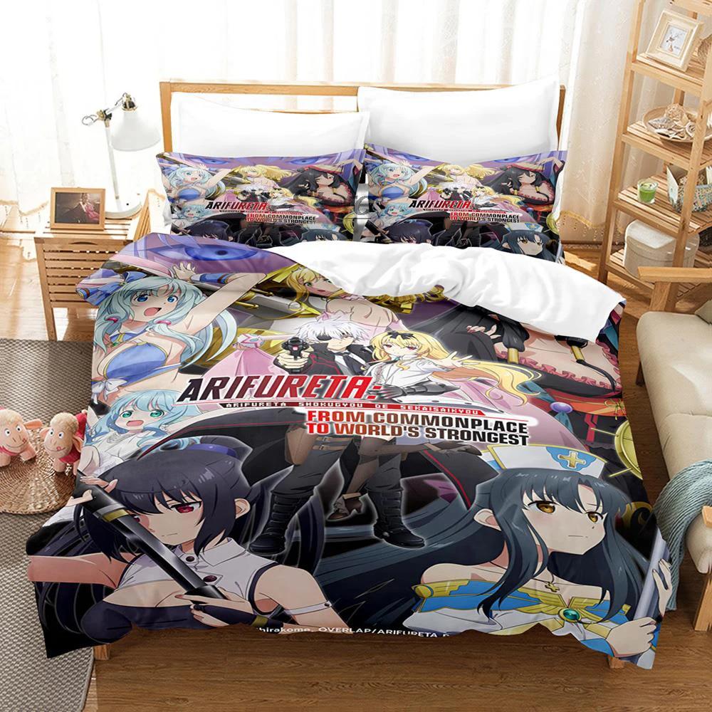Comforter Anime Arifureta Bedding Set Full Double Single Duvet Bedroom Sets From Commonplace To The World'S Strongest