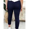 Women's Solid Color Casual Wide Pants with Elastic Drawstring Waist Trousers Casual Solid Color Pants