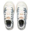 New LiNing Honey Platform Cushioning Anti Slip And Wear Resistant Height Increasing Low Top Casual Shoes Women's Blue White AGCU046-6