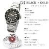 Salvatore Marra 10 ATM Water Stainless Steel Metal Black Japanese Salvatore Marra Business Casual Popular Brand Watch SM22110 Includes Watch Cloth X
