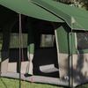 Family Tent for 4 Persons Green and White 324 x 255 x 230 cm