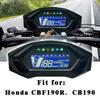New Motorcycle Accessories Speedometer Moto Digital Dashboard Tachometer Display Panel for Honda CBF190R CBF 190 CB190 CB 190
