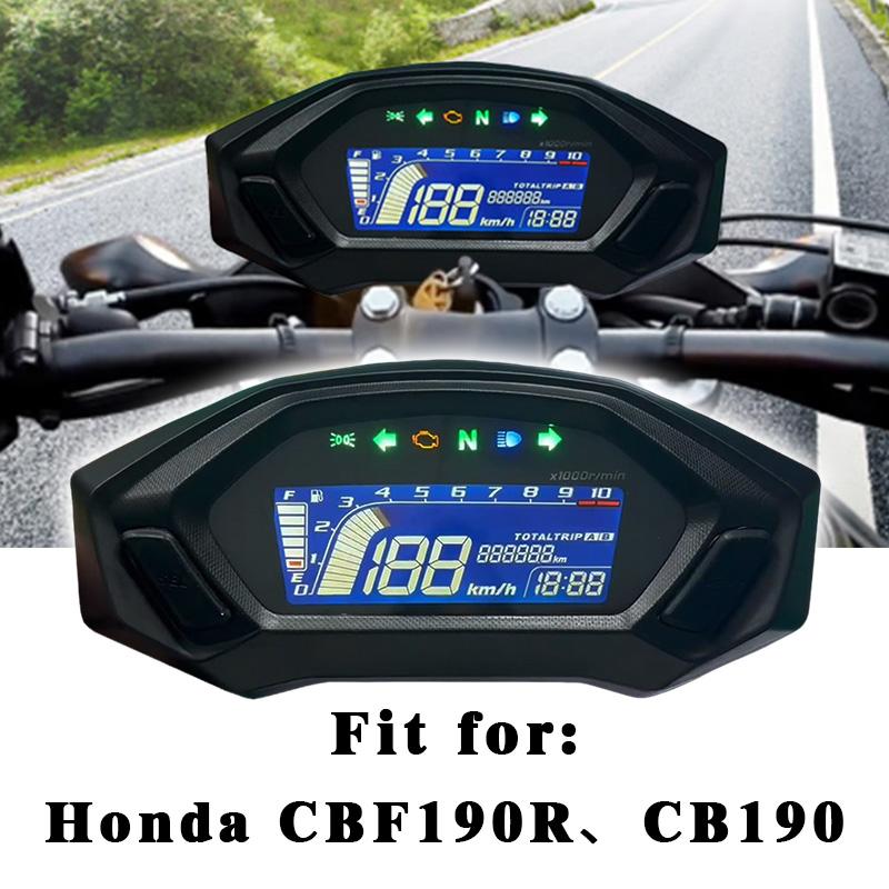 New Motorcycle Accessories Speedometer Moto Digital Dashboard Tachometer Display Panel for Honda CBF190R CBF 190 CB190 CB 190