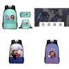 Gabbys Puppenhaus Rucksack mit stilvollem Cartoon-Design und verstellbaren Schultergurten für Schüler