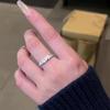 Runrun 5 * 10 mm Horse Eye Pink Diamond Personalizovaný prsten Dámský Jednoduchý Daily Ins Styl