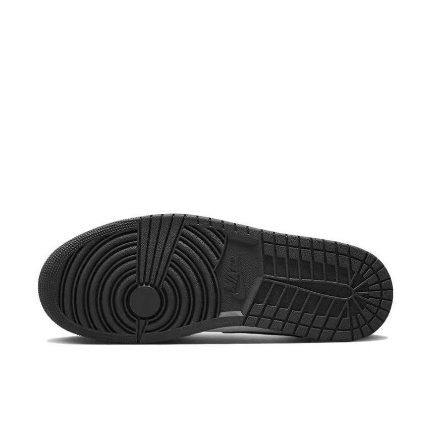 Jordan Air Jordan 1 Low Cushioning Slip Resistant Low Top Vintage Basketball Shoes Men's Black White 553558-132(SBOX)