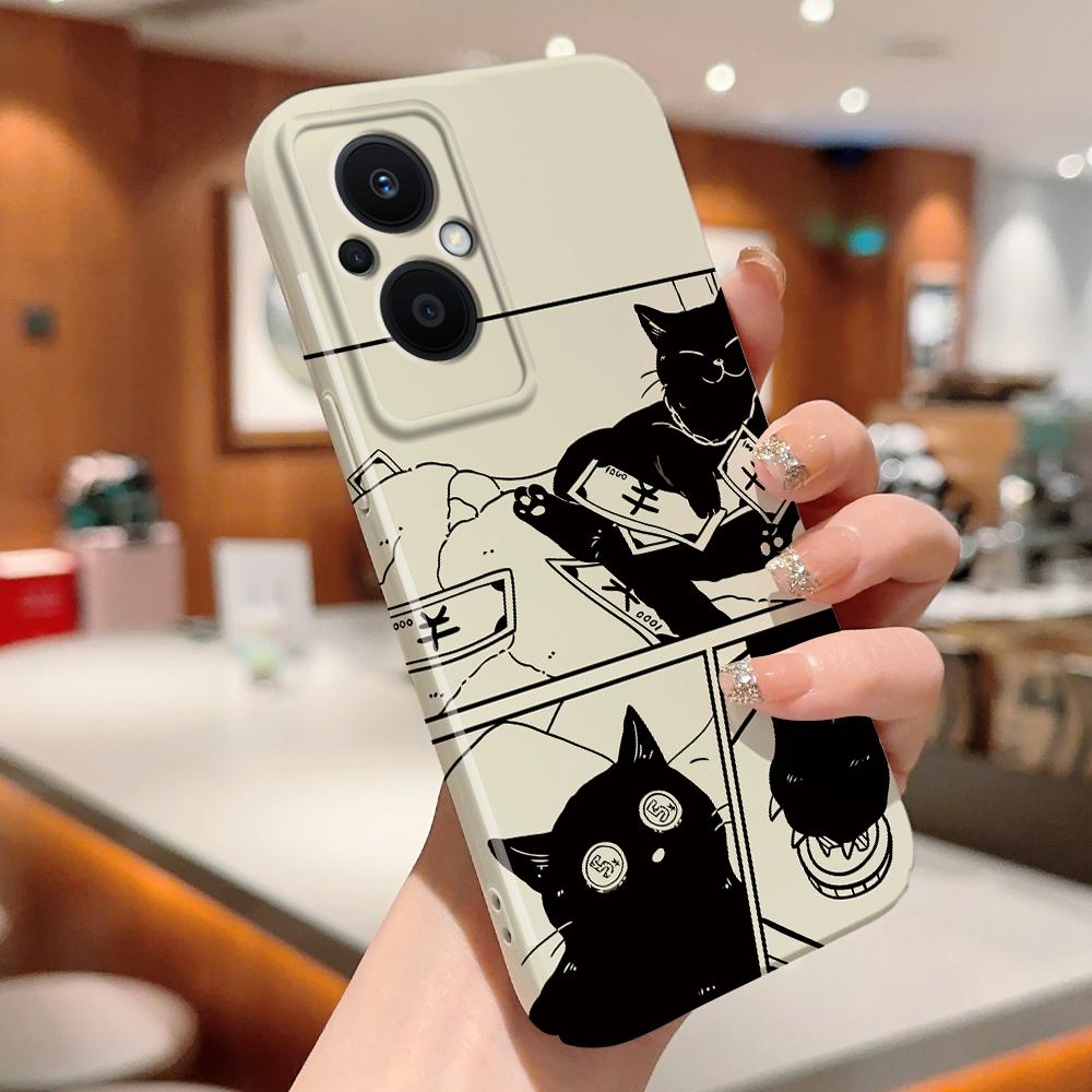 Komplexní filmový kryt na telefon s kresleným módním designem, tvrdý plášť s plným krytem, nárazuvzdorný fotoaparát, ochranný kryt pro OPPO Realme OnePlus Infinix Tecno