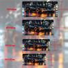 1 pc Futuristic Sports Car Desk Mat Non-Slip Rubber Gaming Mouse Pad Washable Keyboard Mats Office Game Setup Computer Accessory