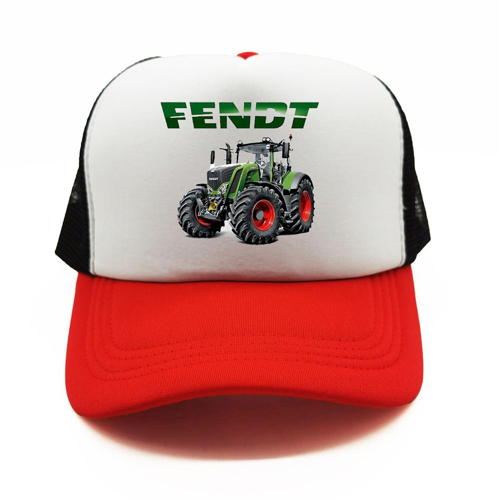 Berretto da camionista Fendt Unisex Divertente Trattore Agricolo Agricoltura Cappello Fendt Cappellino da baseball Fresco Estivo Berretti Unisex a Rete