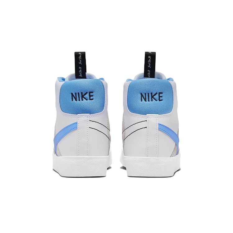 Nike Blazer Mid 77 SE GS Dance - White University Blue Kids Sneakers Black DH8640-104