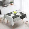 Abstract Geometric Tablecloth Waterproof Stain Resistant Party Decoration Restaurant Cafe Dining Table Tablecloths