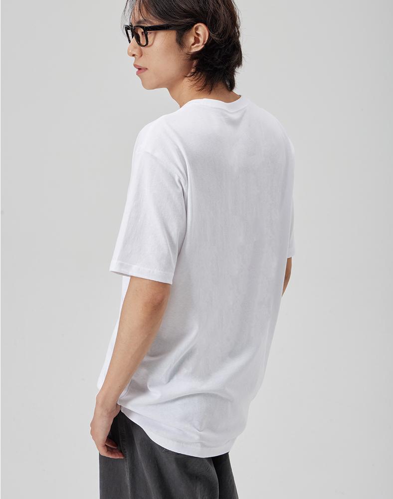 MAKEITTO [Seoul] Crew Neck Tee_White