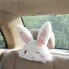 Cartoon Rabbit Plush: Pillow & Blanket Combo for Car/Home