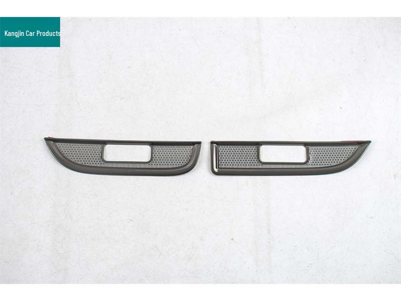 2026 Changan Qiyuan A06 Center Speaker Cover: Stainless Steel Black Titanium Interior Decoration