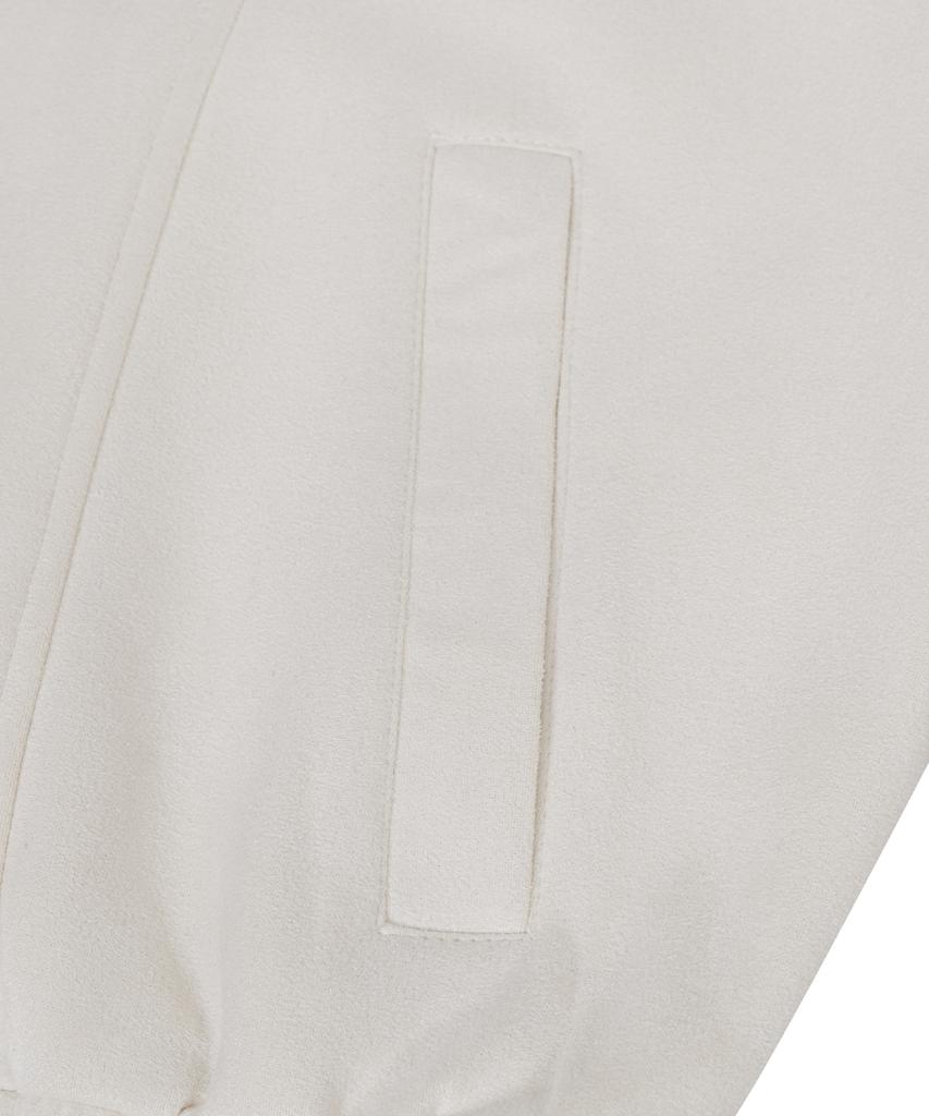 Standarderror 87-Stan061 Layer Line Suede Blouson Jacket Ivory