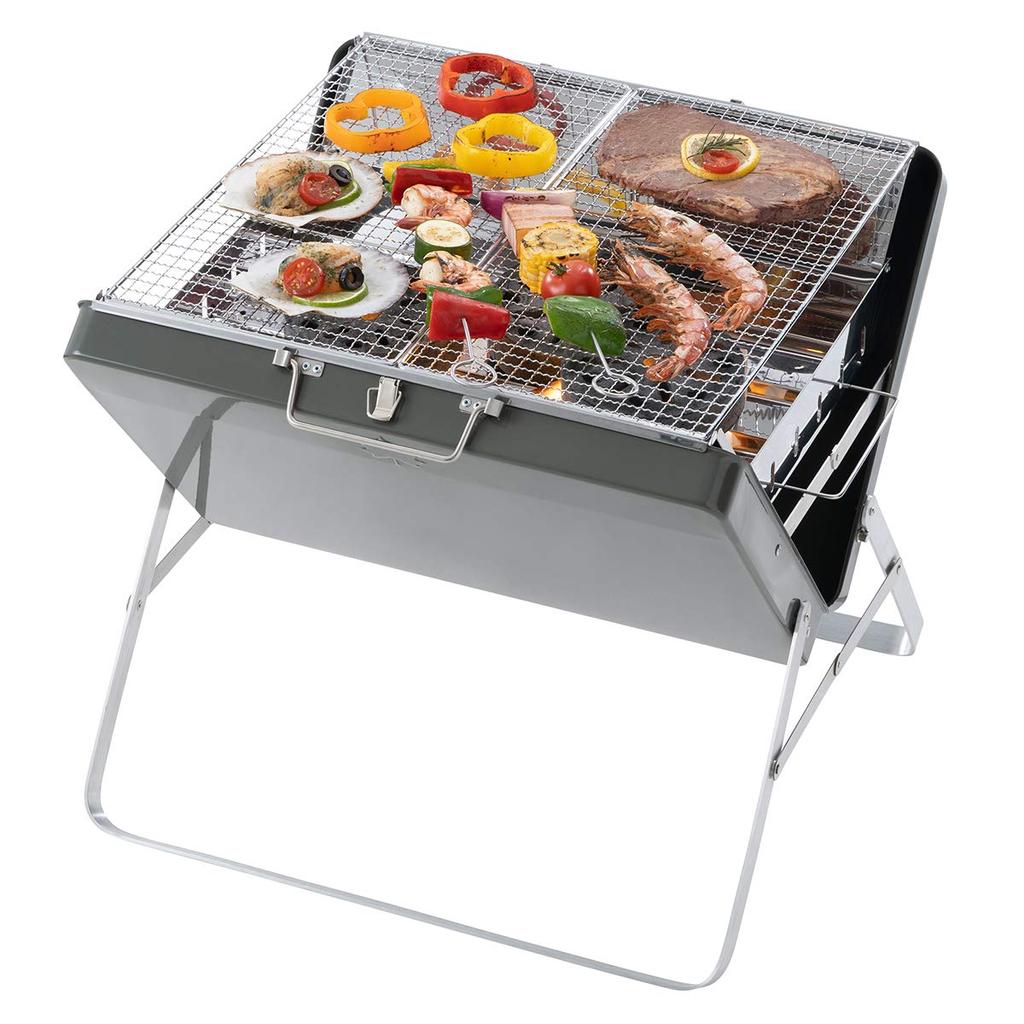 LOGOS Grill Attache XL 81060950 Czarny Szerokość 51 x Głębokość x Wysokość 45 cm (około.) 51,5