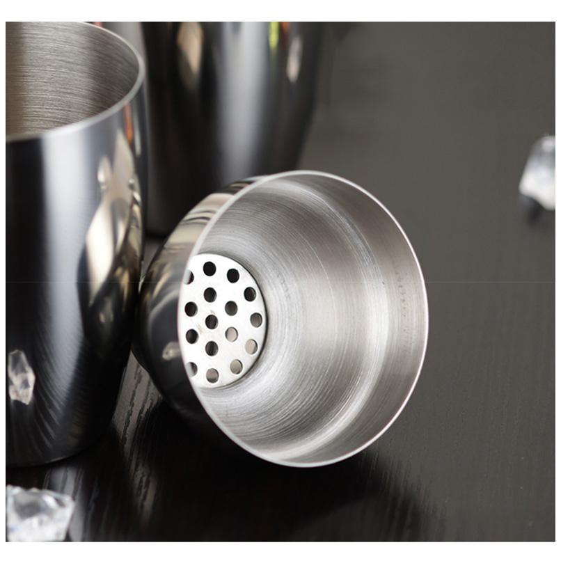 Stainless Steel Liquor Cocktail Shaker Bar Wine Mixer Set Bartender Cocktail Hand Shaker Tool Kit Bar Tool with Holder