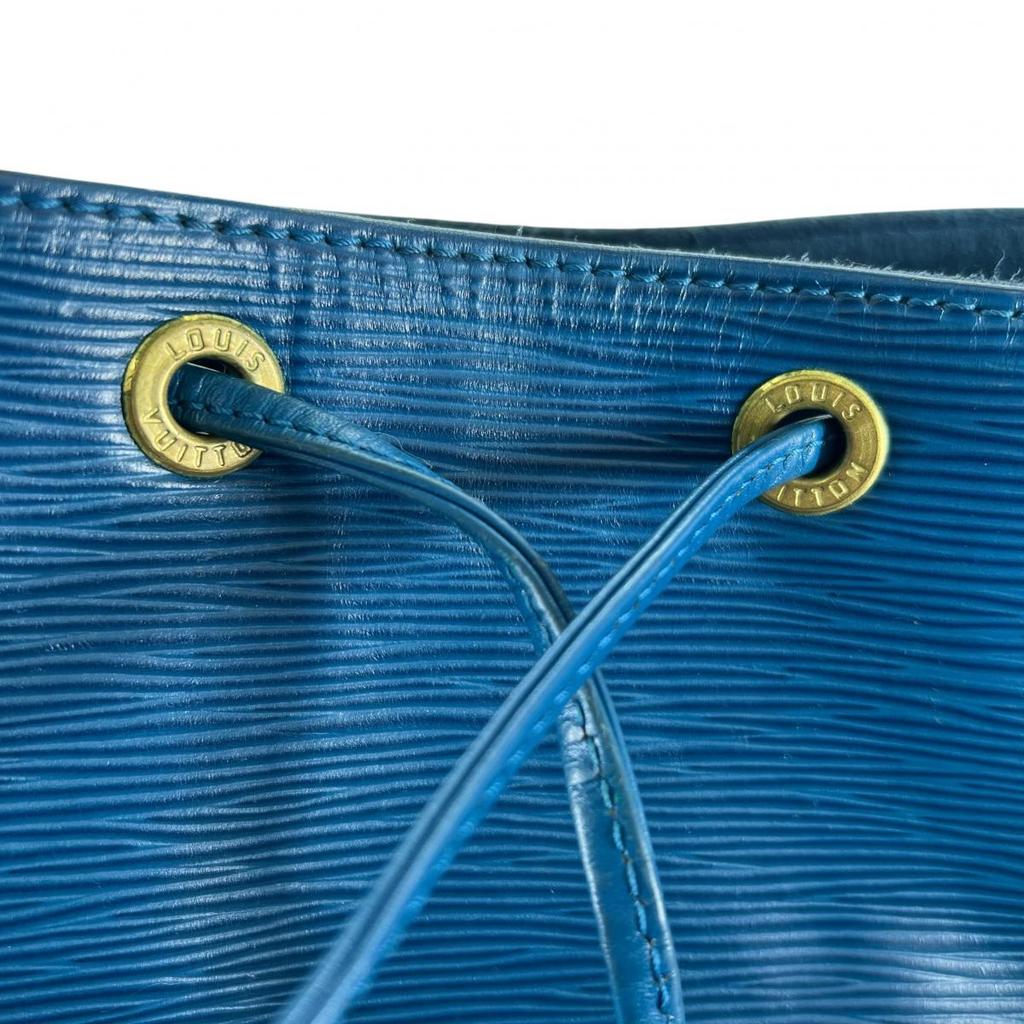 Louis Vuitton Toledo Blue Noe Shoulder Bag Epi Leather Blue M44005 Used