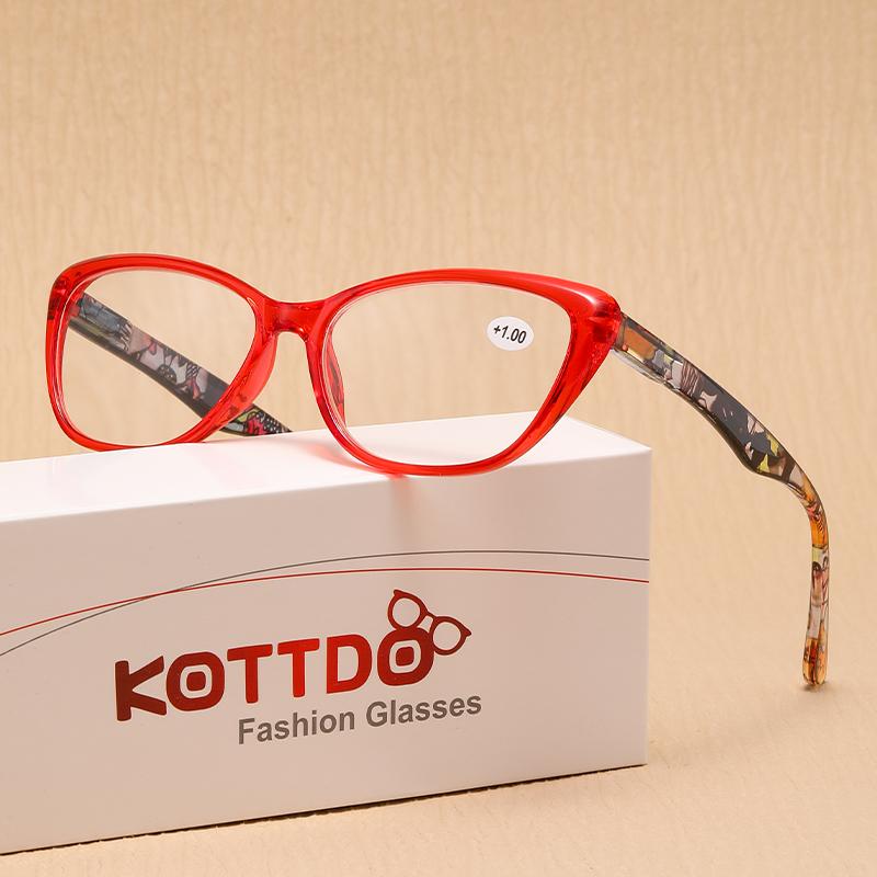 

Cat Eye Anti Blue Light Reading Glasses Men Women Plastic Presbyopia Hyperopia Reading Eyeglasses Eyewear +1.0 +1.5 +2.0 +2.5 +100 красный