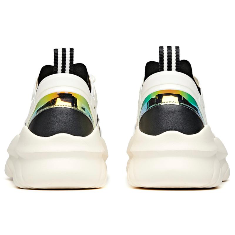 Anta Running Shoes Women's Black White Gray Sneakers 122028884-3