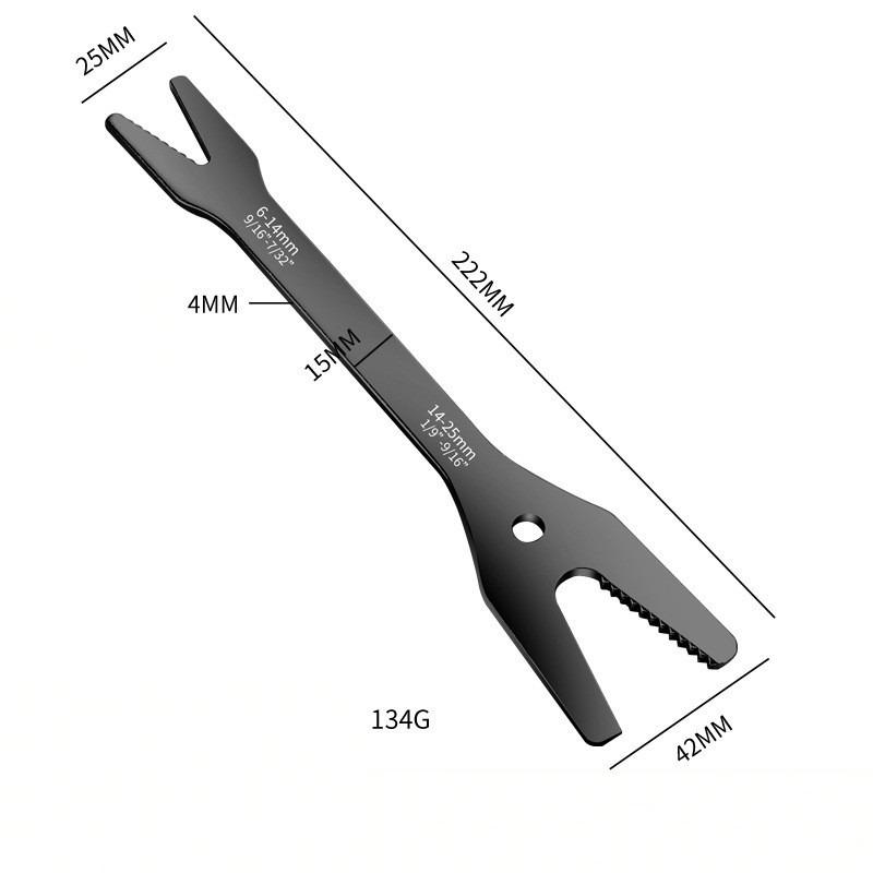 Multifunctional Bike Grip Self-lock Box Spanner Hardware Gear Household Adjustable Wrench Home Repair Tool Bicycle