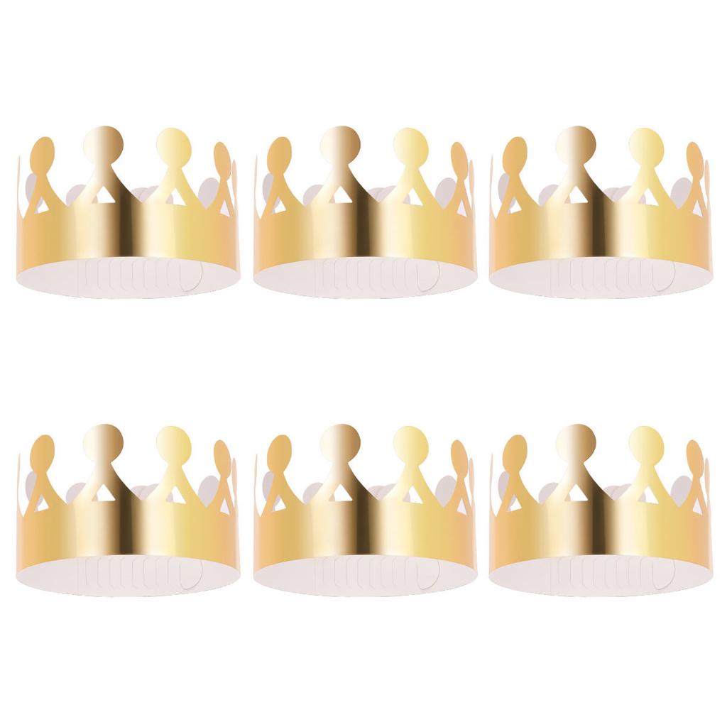 12pcs Golden Crown Hats Child Crown Cap Birthday Celebration Baby Shower Hat Cute Party Supplies Photo Props 12pcs Golden Crown Hats Child Crown Cap Birthday Celebration Baby Shower Hat Cute Party Supplies Photo Props
