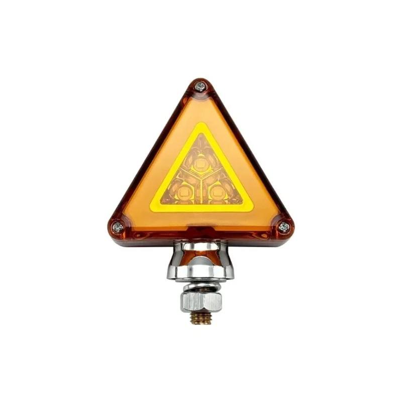 

For Side Marker Light Tail Stop Lights Warning LampTruck Trailer Caravan Car 3inch Red Amber LED Turn Signal Light Tria Fine