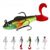 Jig Head Momeală moale din plumb 1 buc Momeală artificială din silicon 9 cm/9 g Nalucă de pescuit Bas Pescuit la crap Pesca