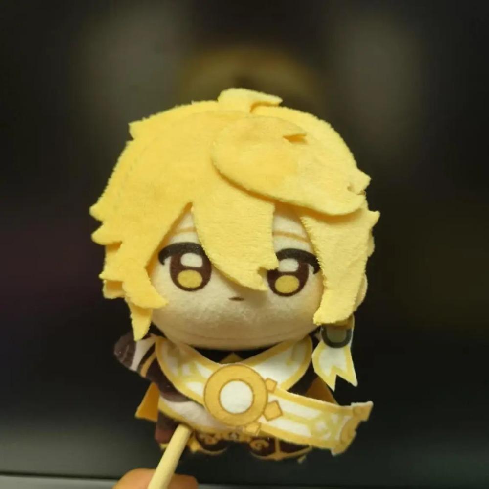 10cm Anime Genshin Impact Anaxagoras Mavuika Qiqi Shenhe Plushie Stuffed Plush Doll Toys Pendants Keychain Birthday Xmas Gift