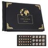 Coin Collection Supplies Book Holder for Collectors, 312/300 Pockets Collecting Album for 20 25 27 30mm. Coin Storage Display