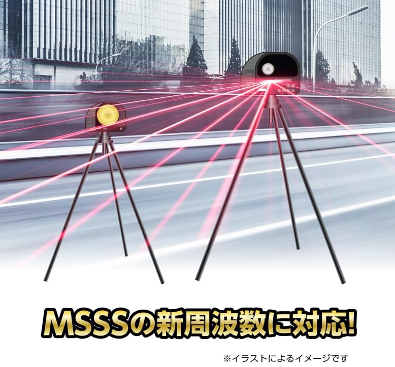 BLITZ TL314R with MSSS Scanning Function Reduces False Alarms by Compatible with New Frequency Mobile Speed Cameras Newly Developed Compatible with