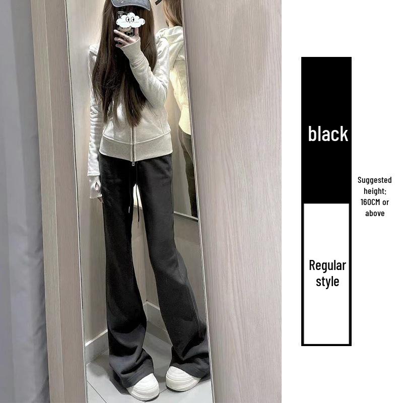 

2026 A/W Women s Plus Velvet Micro-Flare Pants - Slimming, Leg-Lengthening, Versatile & Stylish XXL (136-150 pounds)