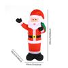 Inflatable Santa Claus Outdoor LED Decor Large Christmas Garden Ornament Lawn Yard Decoration for Holiday Celebrations