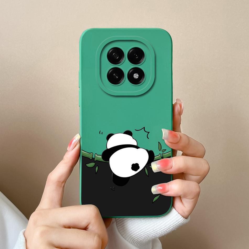 For Oppo A5 Pro 5G Phone Case Cute Cartoon Back Cover For Oppo A 5 2025 Full Protection Soft Liquid Silicone Anti Drop Housing